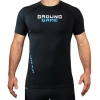 Rashguard pentru bărbați cu mâneci scurte Athletic Classic Ground Game negru