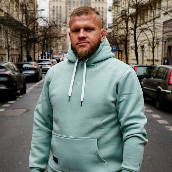 Hanorac cu glugă Minimal 2.0 Ground Game Rozmarin