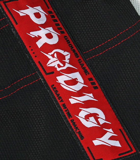 Kimono BJJ pentru adolescenți Prodigy Ground Game negru