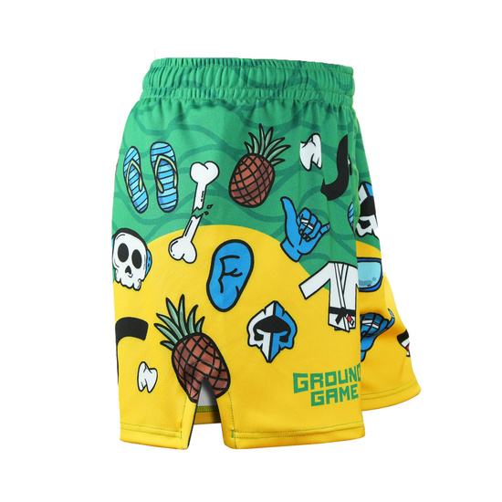Pantaloni scurți sport pentru copii Copacabana Kids Ground Game negru