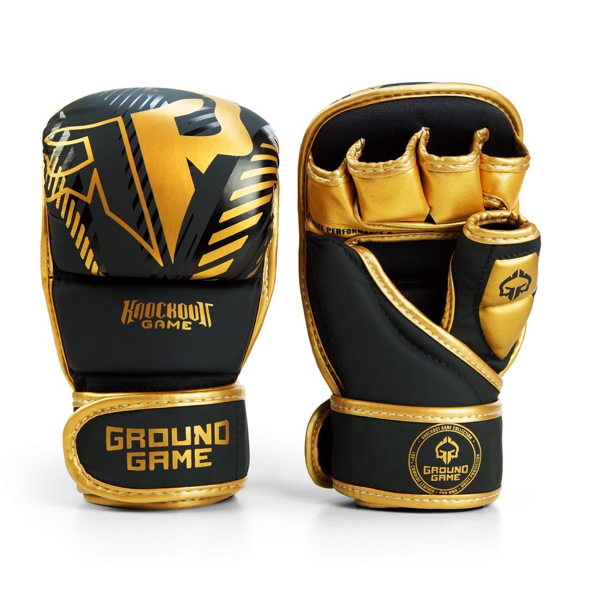 Mănuși de sparring MMA Bling Ground Game negru 