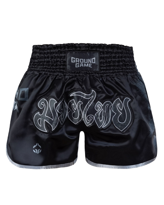 Pantalonii scurți Muay Thai Samurai Shadow Ground Game