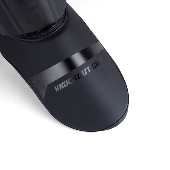 Protecție Tibie Light Stripe Black Ground Game negru