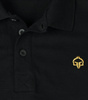 Tricou polo pentru bărbați Minimal Gold Ground Game negru