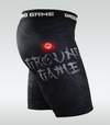 Pantaloni scurți de compresie Vale Tudo Oni Samurai 2.0 Ground Game negru