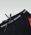 Pantaloni scurți de compresie Vale Tudo Oni Samurai 2.0 Ground Game negru