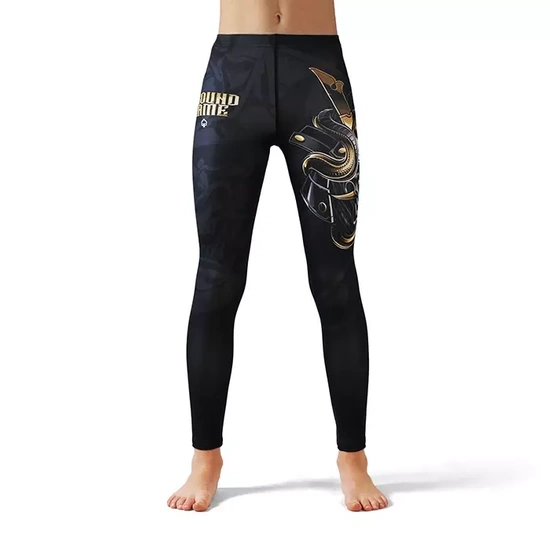 Colanți sport pentru copii Oni Samurai Ground Game negru