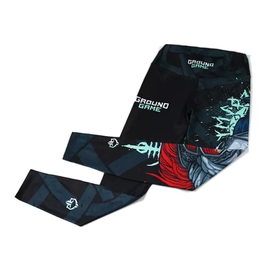 Colanți sport pentru femei Valkyria Ground Game negru