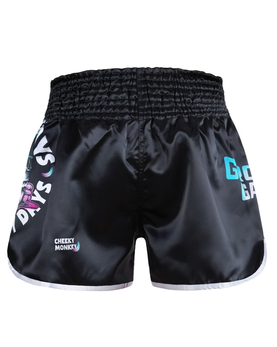 Pantalonii scurți Muay Thai Cheeky Monkey Ground Game