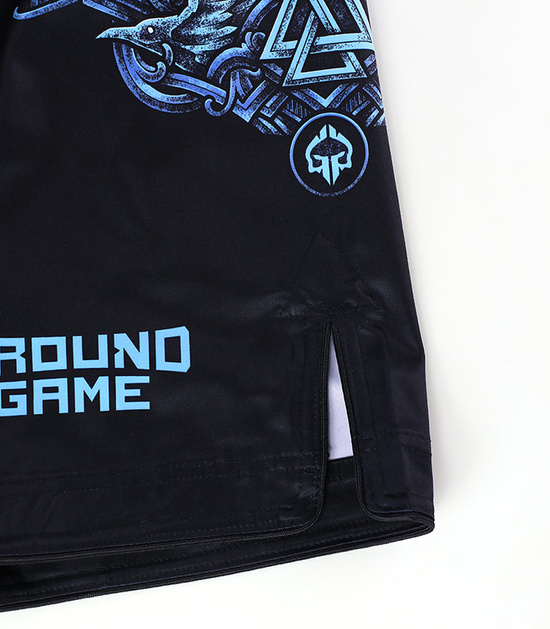 Pantaloni scurți MMA Viking pentru bărbați Ground Game negru