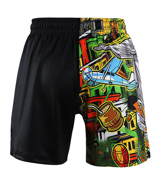 Pantaloni scurți sport pentru copii Brasil Kids Ground Game negru