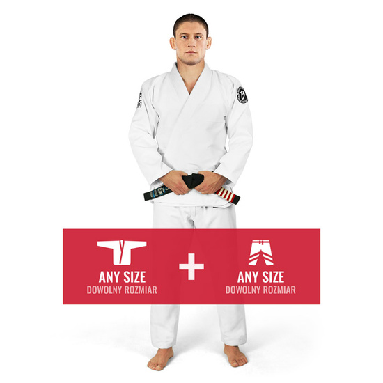 Kimono / GI BJJ Breaker Ground game alb