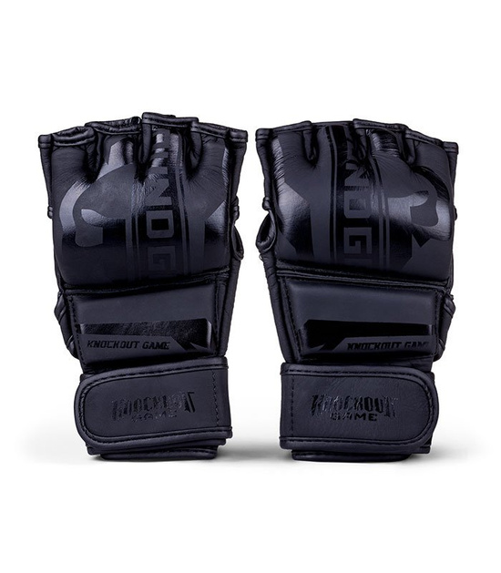 Mănuși de MMA Bůacl Stripe Ground Game negru