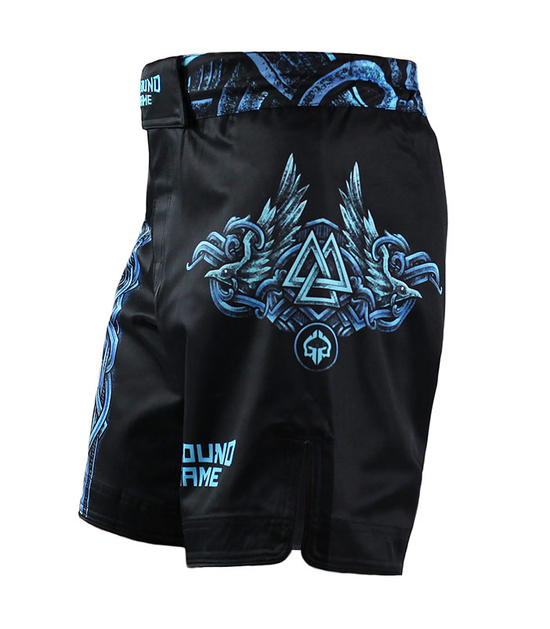 Pantaloni scurți MMA Viking pentru bărbați Ground Game negru