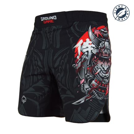 Pantaloni scurți MMA ușori Samurai 2.0 pentru bărbați negru