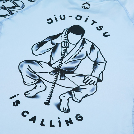 Rashguard Jiu-Jitsu is Calling x Noize mânecă scurtă Ground Game