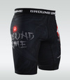 Pantaloni scurți de compresie Vale Tudo Oni Samurai 2.0 Ground Game negru