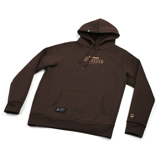 Hanorac la modă cu glugă Bubble Ground Game maro