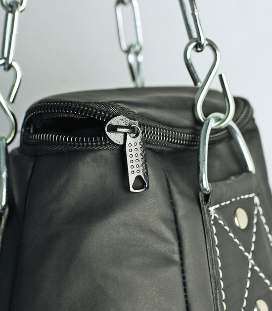 Sac de box pentru antrenament în formă de pară Target Ground Game negru