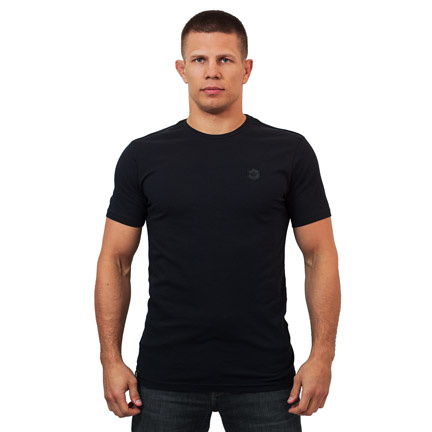 Tricou pentru bărbați Label Ground Game Negru