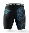 Pantaloni scurți de compresie Vale Tudo Viking Ground Game negru