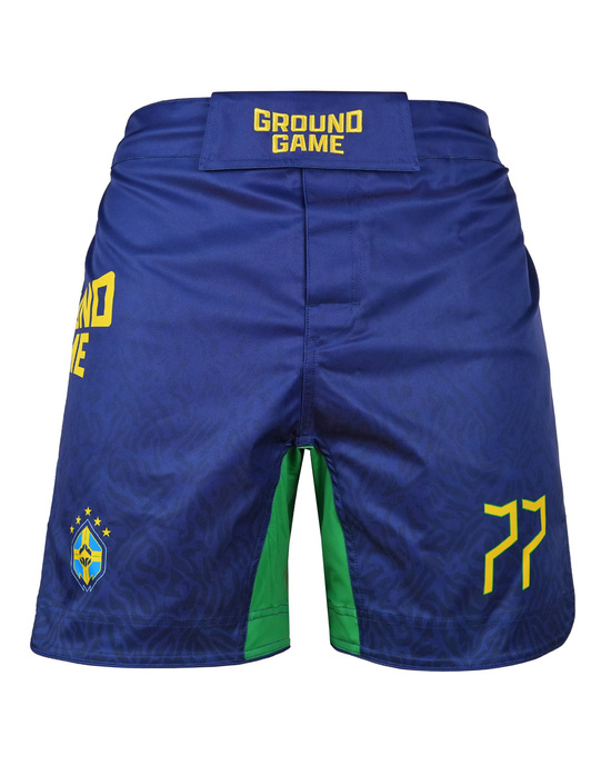 Pantaloni scurți MMA pentru bărbați Brazil Football Ground Game