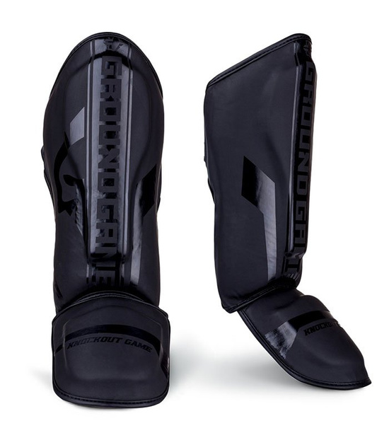 Protecție tibie Stripe Black Ground Game negru