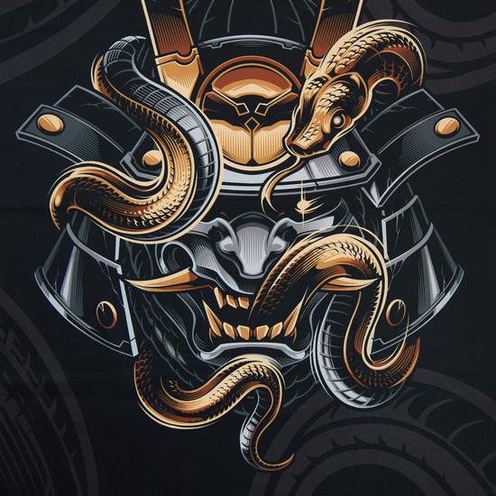 Prosop cu uscare rapidă Oni Samurai (75x150 cm) Ground Game negru