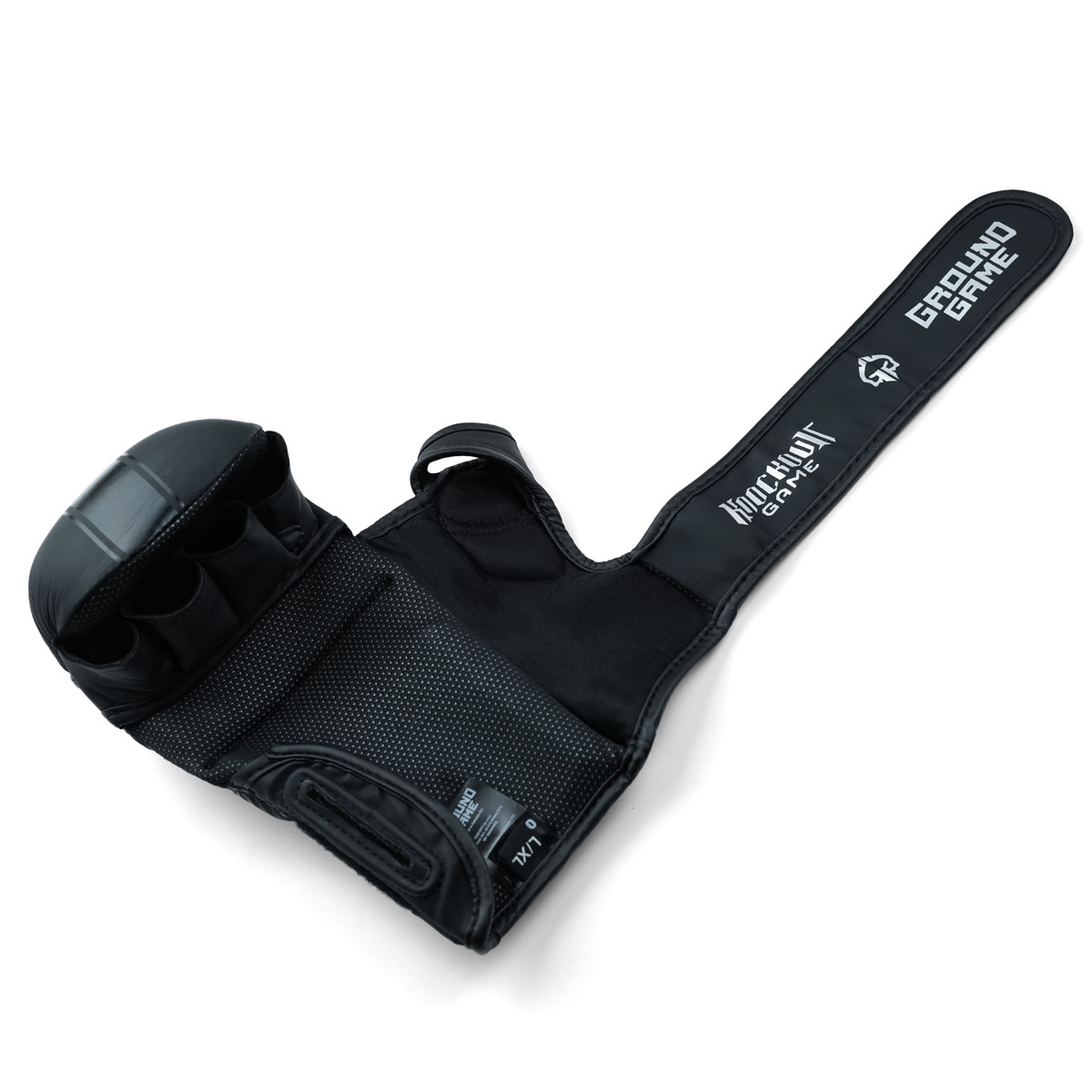 Mănuși de sparring MMA Stripe Black 2.0 Ground Game negru 