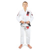 Kimono / GI BJJ pentru copii Ninja Ground Game  alb + centura GRATUITĂ