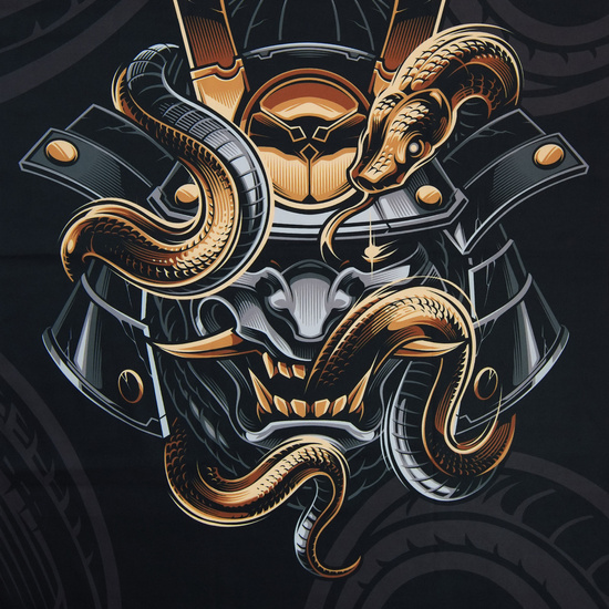 Prosop cu uscare rapidă Oni Samurai (75x150 cm) Ground Game negru