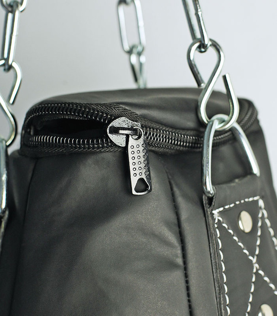 Sac de box pentru antrenament în formă de pară Target Ground Game negru