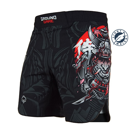 Pantaloni scurți MMA ușori Samurai 2.0 pentru bărbați negru
