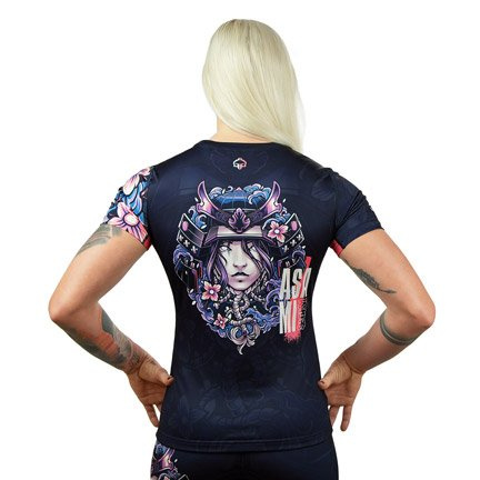 Rashguard pentru femei cu mâneci scurte Asami Ground Game