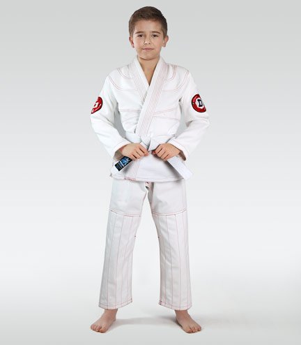 Kimono / Gi Judo pentru copii Deshi Ground Game alb