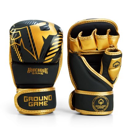 Mănuși de sparring MMA Bling Ground Game negru