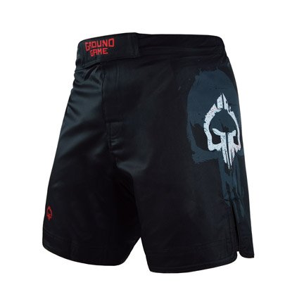 Pantaloni scurți MMA pentru bărbați Skullz Ground Game negru