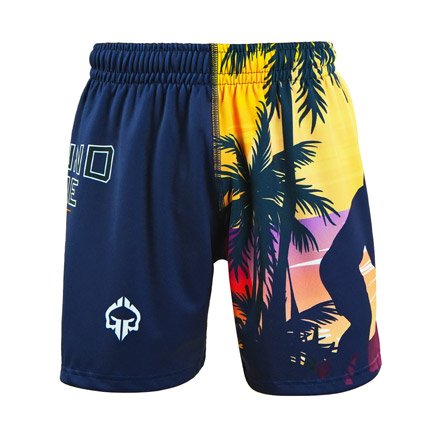 Pantaloni scurți sport pentru copii Hang Loose Kids Ground Game negru