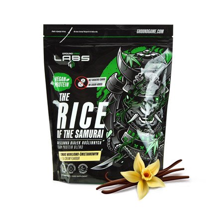 Vegan proteine The Rice of the Samurai (vanilie - smântână) Ground Game Labs 700 g