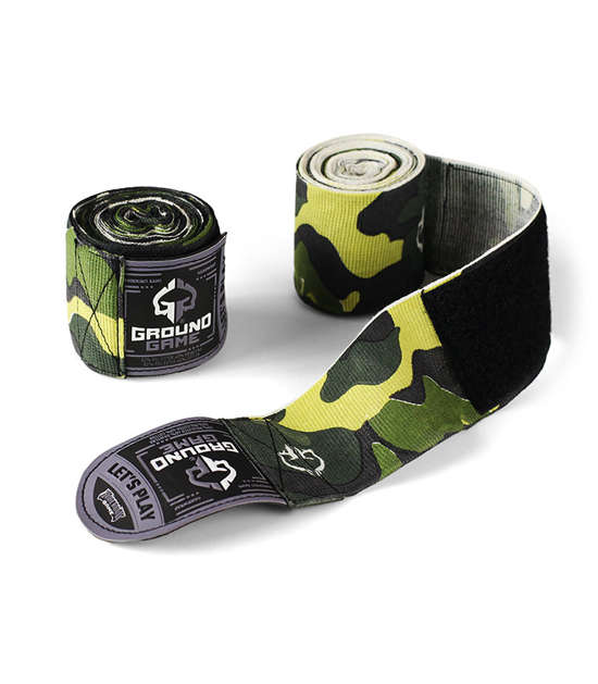 Bandaje de box 4 m Moro Ground Game camuflaj / verde