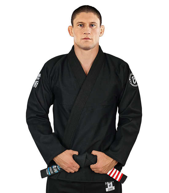 Jachetă de la kimono Breaker BJJ negru