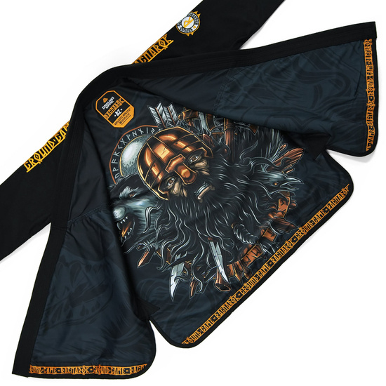 Kimono / GI BJJ Ragnarok Ground game negru EDIȚIE LIMITATĂ