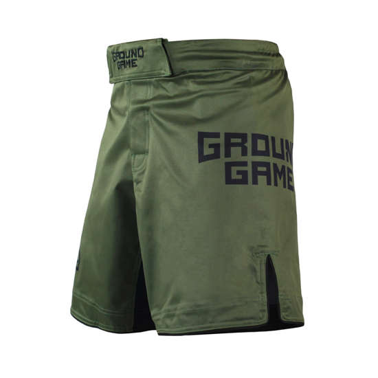 Pantaloni scurți MMA Athletic Khaki pentru bărbați Ground Game verde