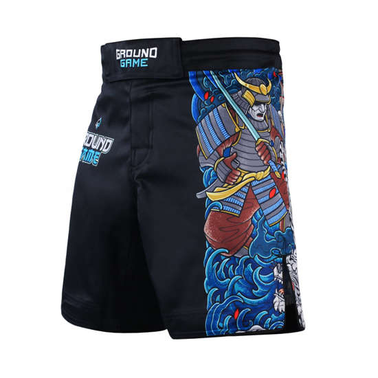 Pantaloni scurți MMA Yokai 3.0 pentru bărbați Ground Game negru