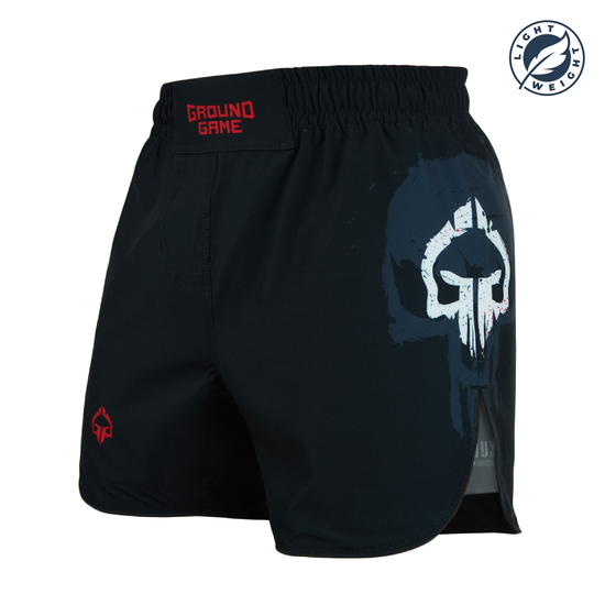 Pantaloni scurți MMA ușori Skullz pentru bărbați negru