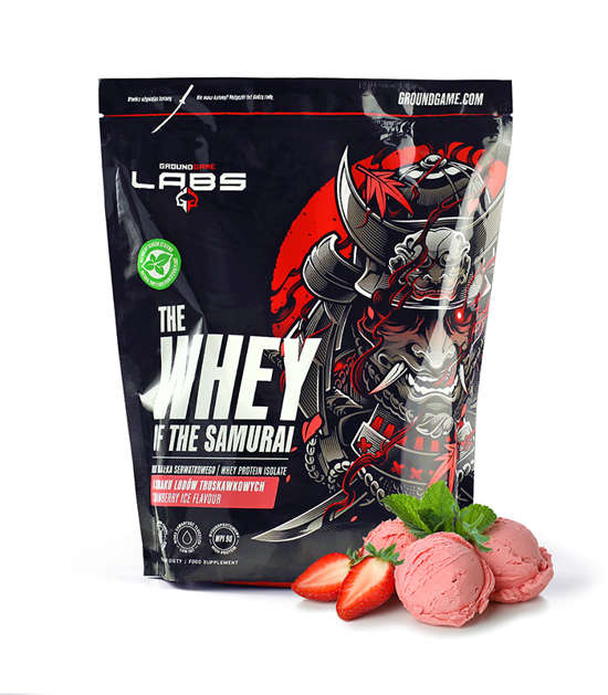 Proteină WPI (înghețată de căpșuni) Ground Game Labs 700g